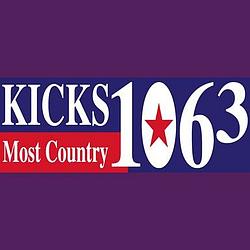 Kicks 106.3 radio logo