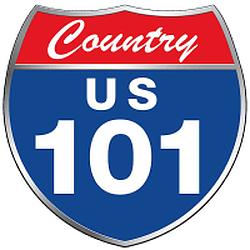US 101 Country radio logo