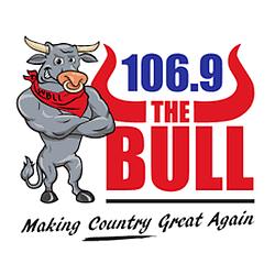 106.9 The Bull radio logo