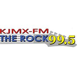 The Rock 99.5 radio logo