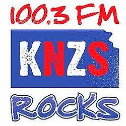 Kansas Rocks 100.3 radio logo