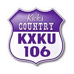 Kicks 106.1 radio logo