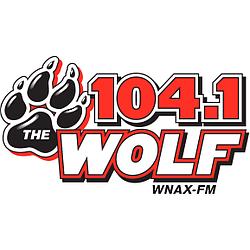 104.1 The Wolf radio logo