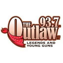 93.7 The Outlaw radio logo