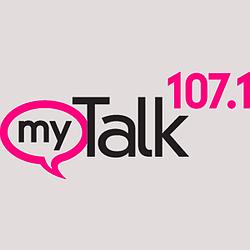 myTalk 107.1 radio logo