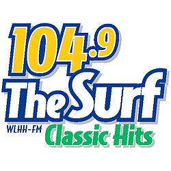 104.9 The Surf radio logo