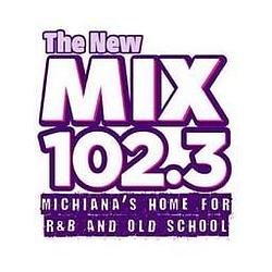 The New Mix 102.3 radio logo