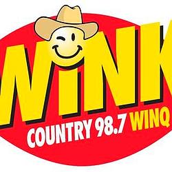 98.7 WINK country radio logo