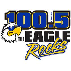 100.5 The Eagle radio logo