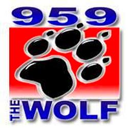 95.9 The Wolf radio logo