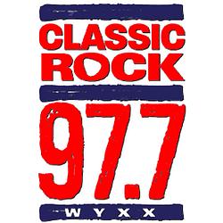 Rock 97.7 radio logo