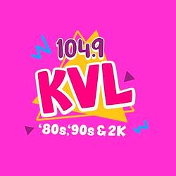 104.9 KVL radio logo