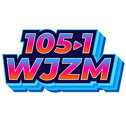 105-1 WJZM radio logo