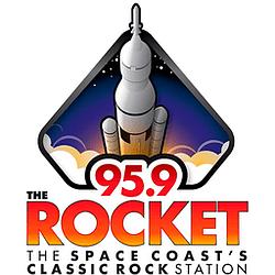 95.9 The Rocket radio logo