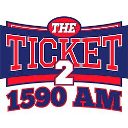 The Ticket 2 1590 AM radio logo