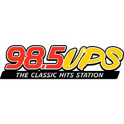 98.5 UPS radio logo