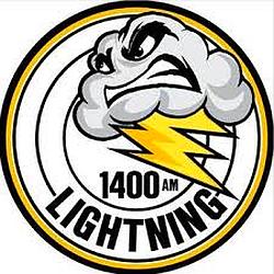 Lightning 1400 radio logo