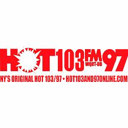HOT 103 AND 97 radio logo