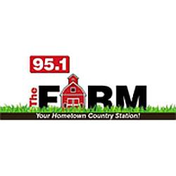 95.1 The Farm radio logo