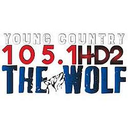 105.1 HD2 The Wolf radio logo