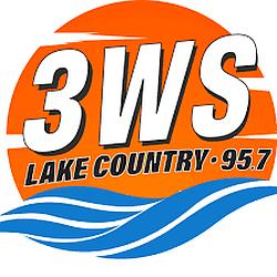 3WS Lake Country 95.7 radio logo