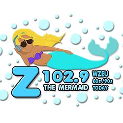 Z102.9 The Mermaid radio logo