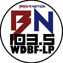 103.5 Brave Nation radio logo