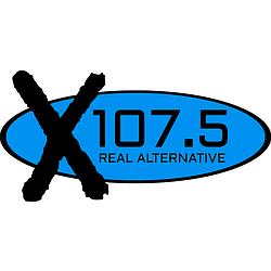 X107.5 - Real Alternative radio logo