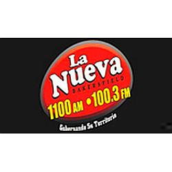 La Nueva 1100 y 100.3 radio logo