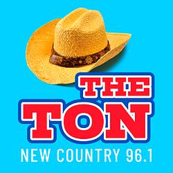 96.1 The Ton radio logo